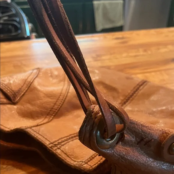 Lucky Brand Tan Leather Hobo Bag - Picture 8 of 16